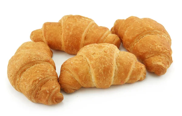 stock image Group of Croissants Isolated on White