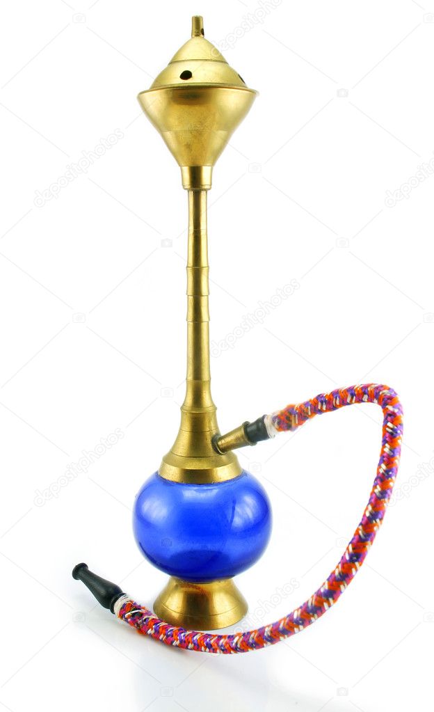 Small colored hookah (tobacco water pipe Stock Photo by ©alphacell 1297839
