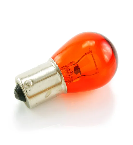 Medical orange light bulb — Stock Photo, Image