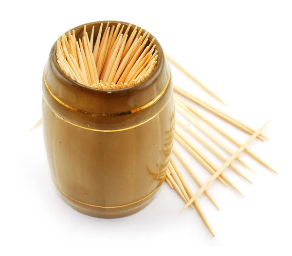 Bunch of toothpick isolated — Stock Photo, Image
