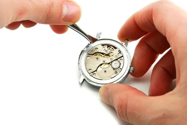 Manutenzione dell'orologio — Foto Stock