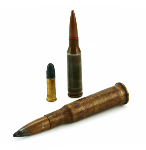 Bullets and cartridge — Stock Photo, Image