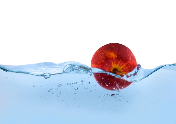 stock image Apple in the water