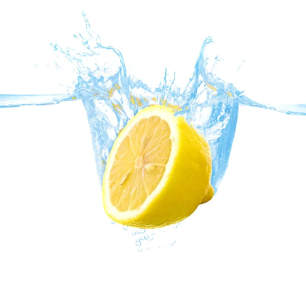 stock image Lemon in the water