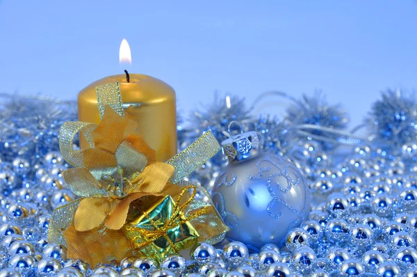 Burning candles ball — Stock Photo, Image