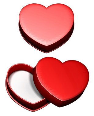 Gift Box Heart clipart