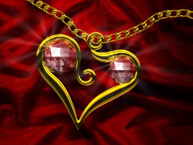 Ruby Heart clipart