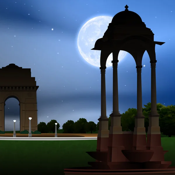 Brama Indii, New Delhi, Indie — Zdjęcie stockowe