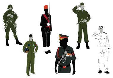 Human motifs clipart