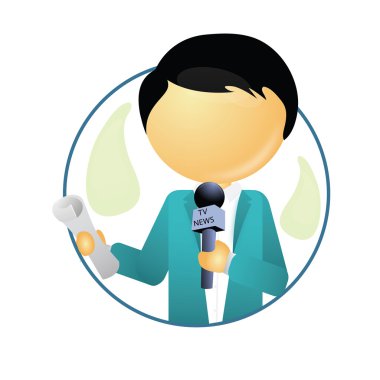 Journalist clipart