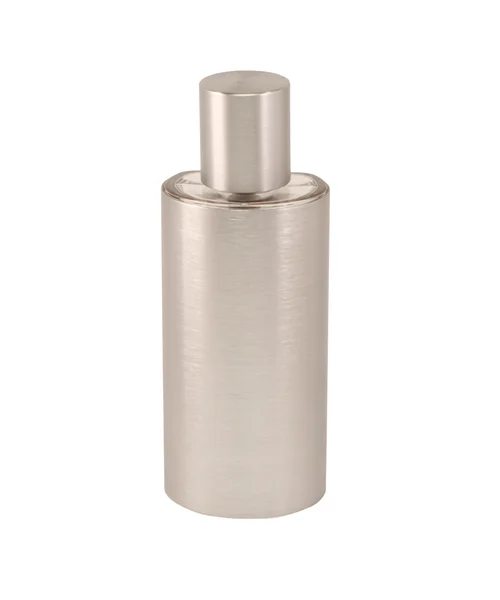 stock image Silver perfume bottle