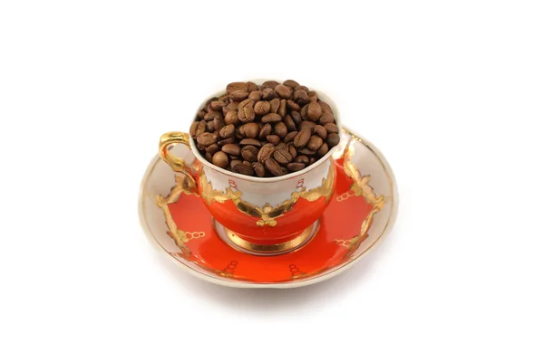 Red gold hot cup — Stock Photo, Image