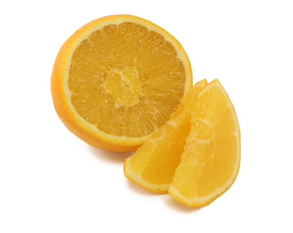 Finom narancs szelet kör — Stock Fotó