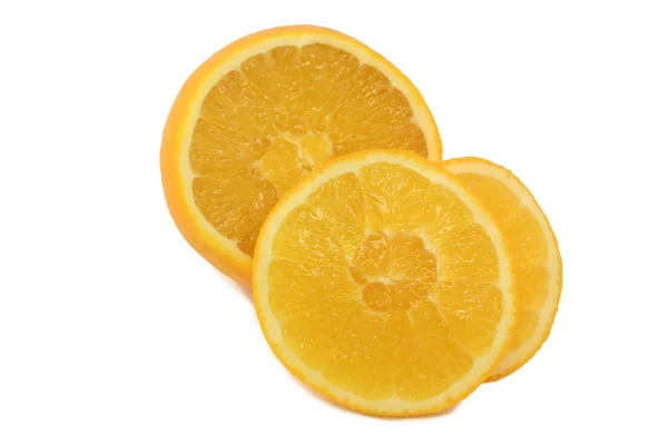 甘いおいしいオレンジのスライス円 — ストック写真