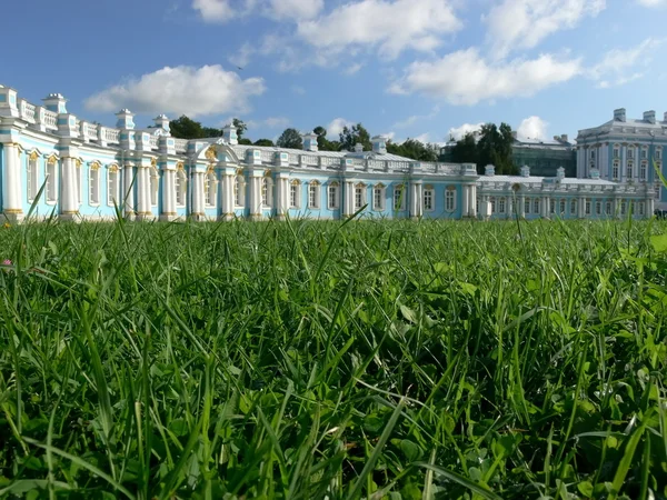Лужайка перед знаменитым дворцом — стоковое фото