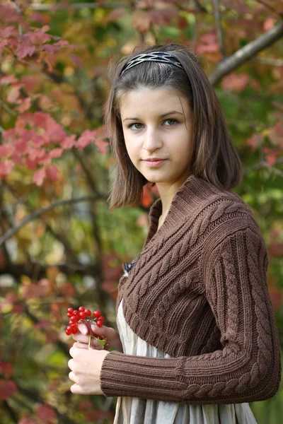 Autumn portrait — Stock Photo, Image