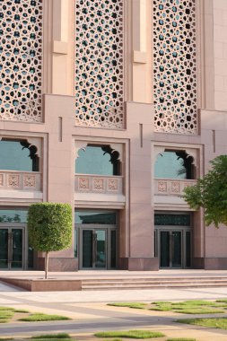 Doors of Emirates Palace hotel clipart