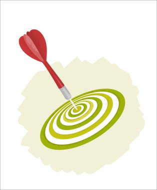 Target and dart clipart