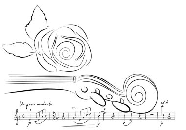 Musical background clipart