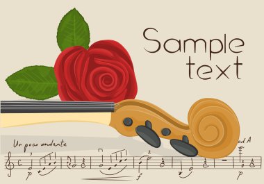 Musical background clipart