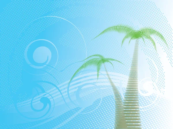 Tropical stylish background — Stock Vector