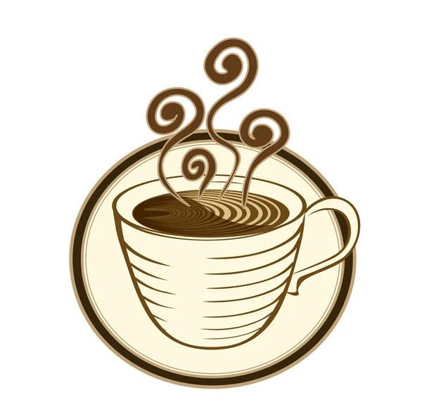 Kaffeetasse — Stockvektor