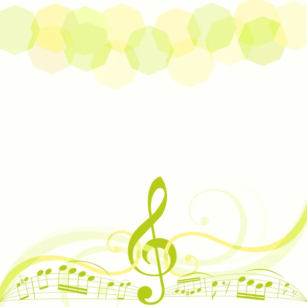 Musical theme background — Stock Vector