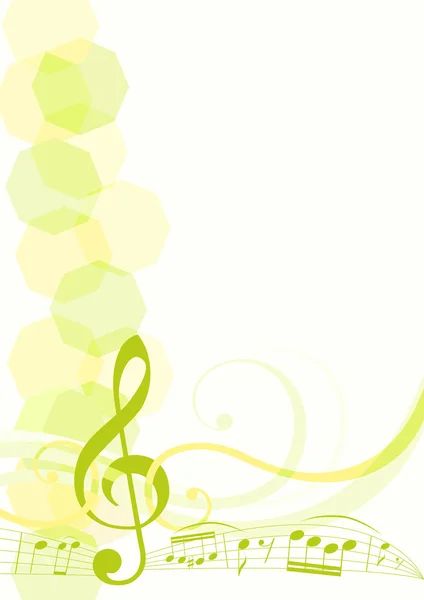 Thème musical fond — Image vectorielle