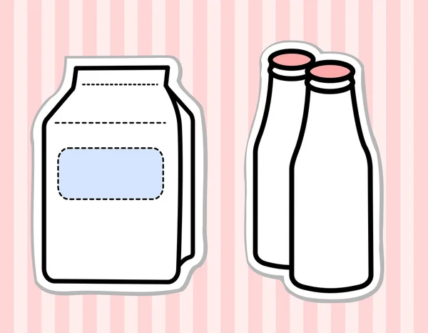 Productos lácteos — Archivo Imágenes Vectoriales