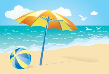 Summer background clipart