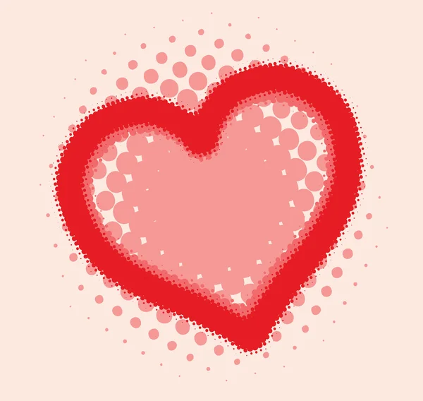 Καρδιά μεσοτονικό — Διανυσματικό Αρχείο