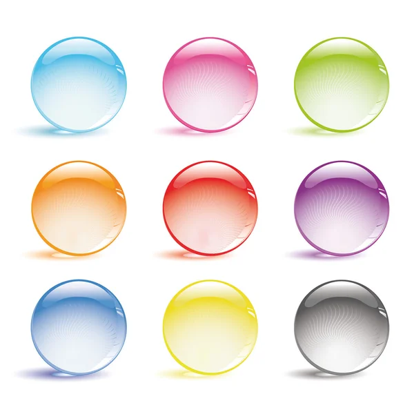 Скляні кульки — стоковий вектор