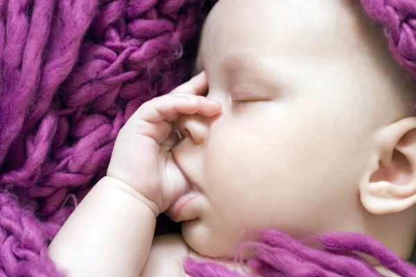 Спящая малышка Лицензионные Стоковые Изображения