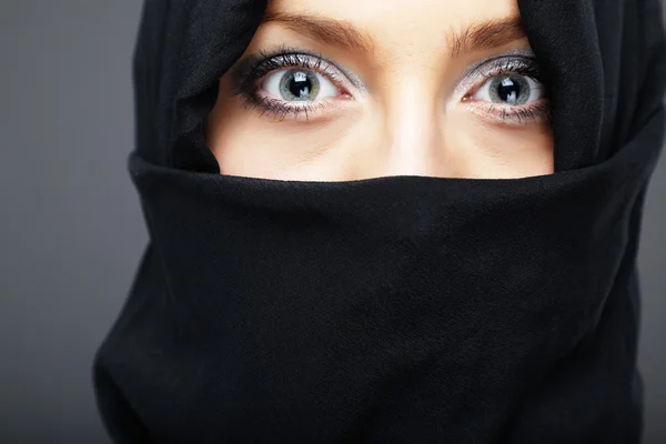 Muslimsk kvinna Stockbild
