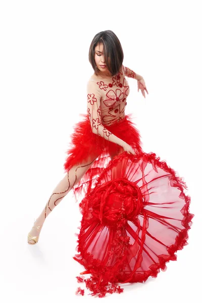 Танцовщица кабаре — стоковое фото