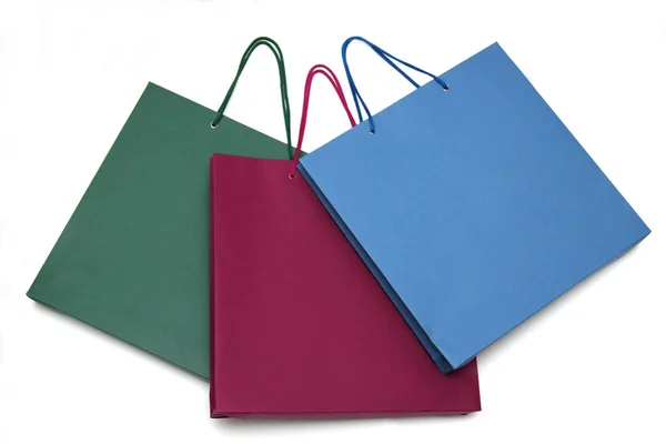 Drie kleur pakketten — Stockfoto