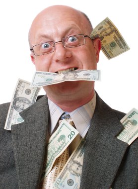 Men with money clipart