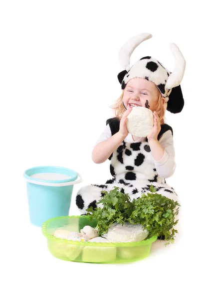 Little child in fancy dress — Stock Photo, Image