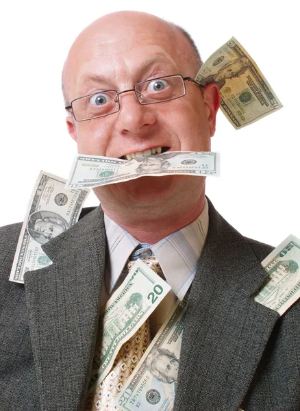 Homens com dinheiro — Fotografia de Stock