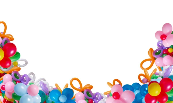 Balones aislados en blanco — Foto de Stock