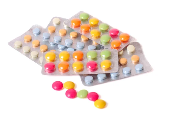 Tablette isoliert auf weiß — Stockfoto