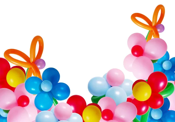 Ballons isolated on white — Stock Photo, Image