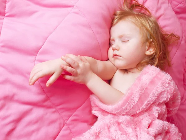 Сплячу дитину — стокове фото