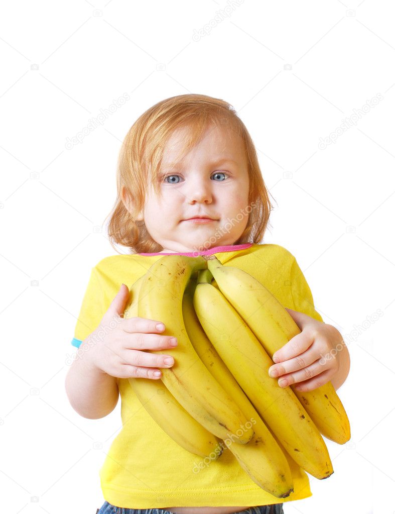 fille banane