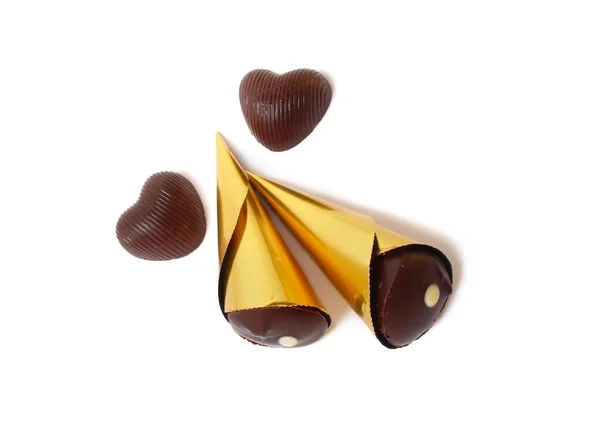 Cuore di cioccolato — Foto Stock