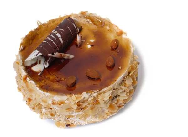 Pie with almond — Stock Photo, Image