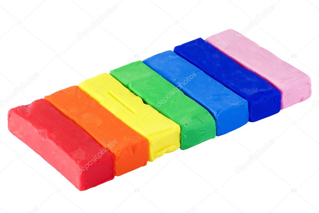colored sculpting clay