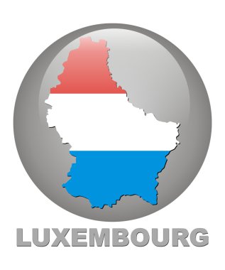 Country symbols of Luxembourg clipart