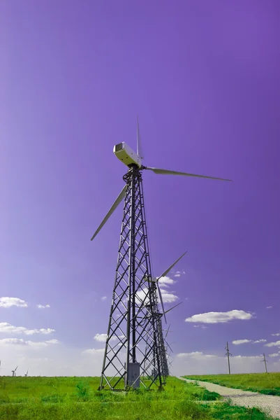 Vindkraftverk - vindkraftverk — Stockfoto