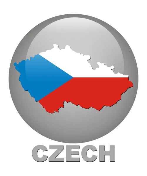 Símbolos de país de Czech — Foto de Stock